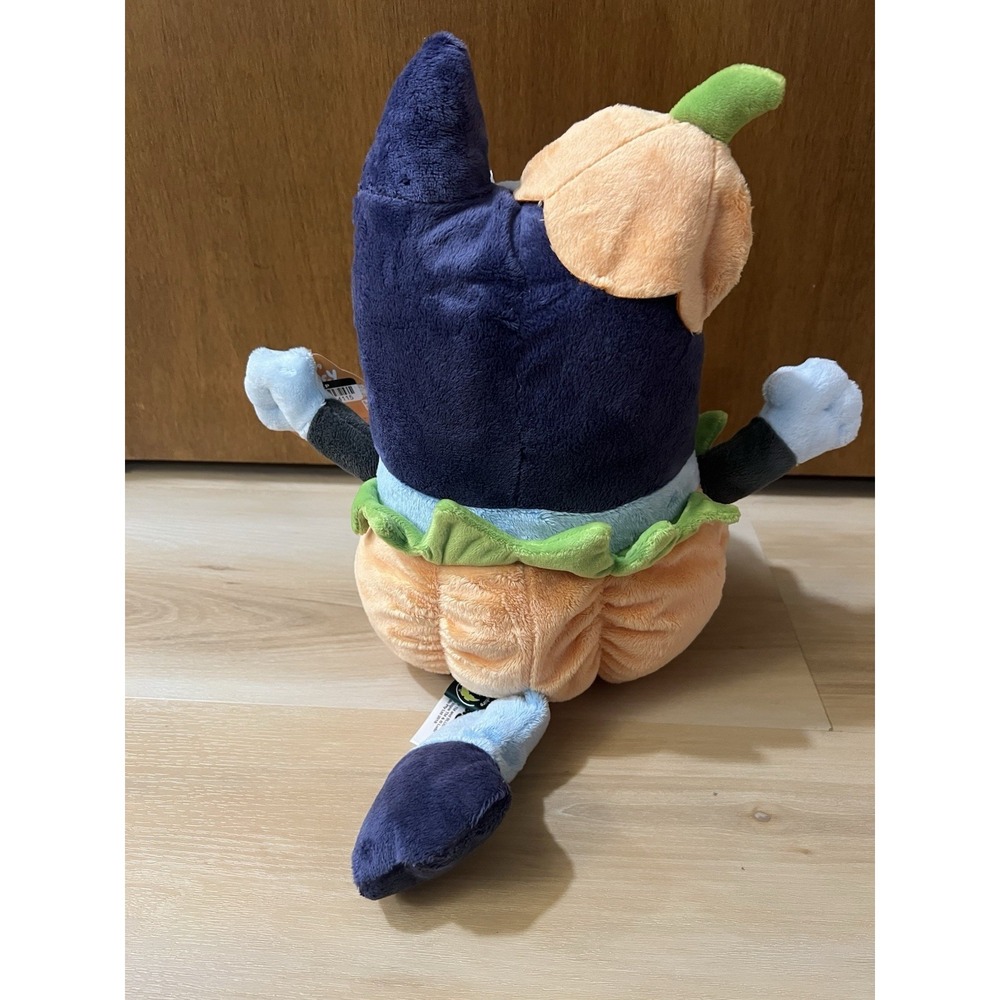 12" Bluey Halloween Pumpkin Plush: Animal Adventure Stuffed Character - Picture 3 of 4